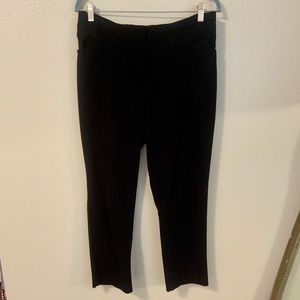 Cropped black slacks/ work pants